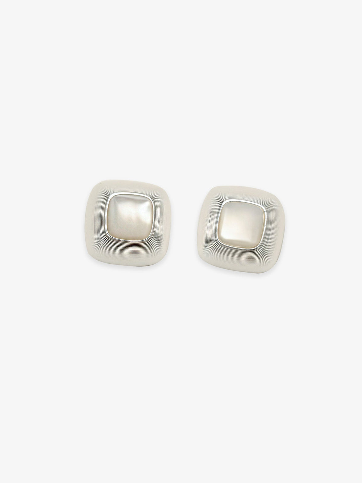 Pair of Fairyokai Mother of Pearl Iridescent Stud Earrings — main product shot on clean background