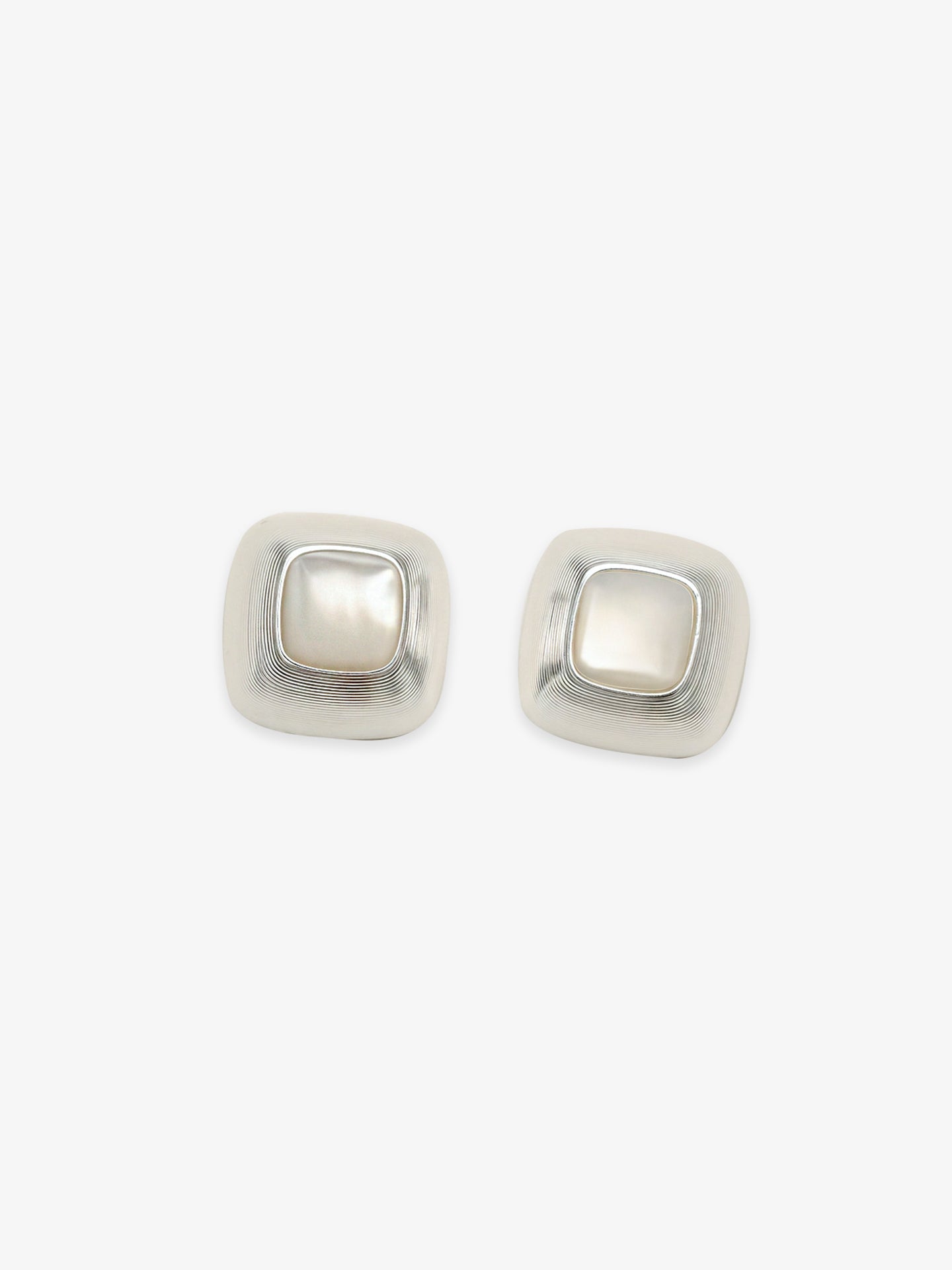 Pair of Fairyokai Mother of Pearl Iridescent Stud Earrings — main product shot on clean background