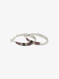 Pair of Fairyokai Three Color Thread Hoop Earrings — main product shot on clean background