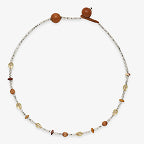 Soft Pure Light Mixed Stone Braided Bracelet product thumbnail